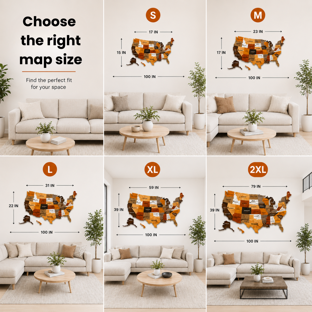 3D United States Wooden Map Puzzle