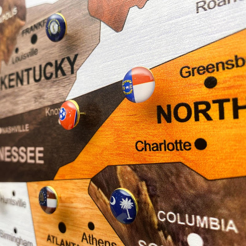 3D United States Wooden Map Puzzle