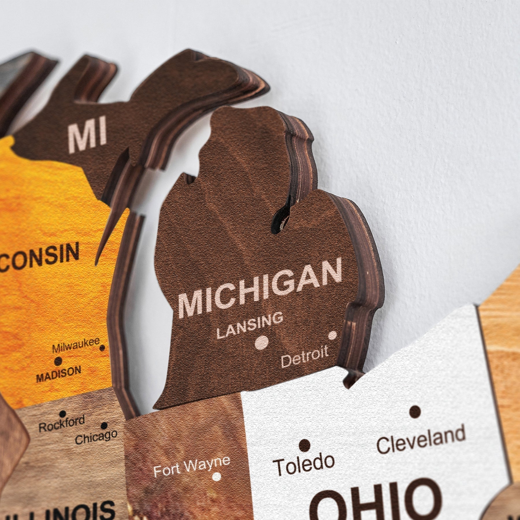 National Park Wooden Map – Mark Your Adventures & Memories (Made in USA)